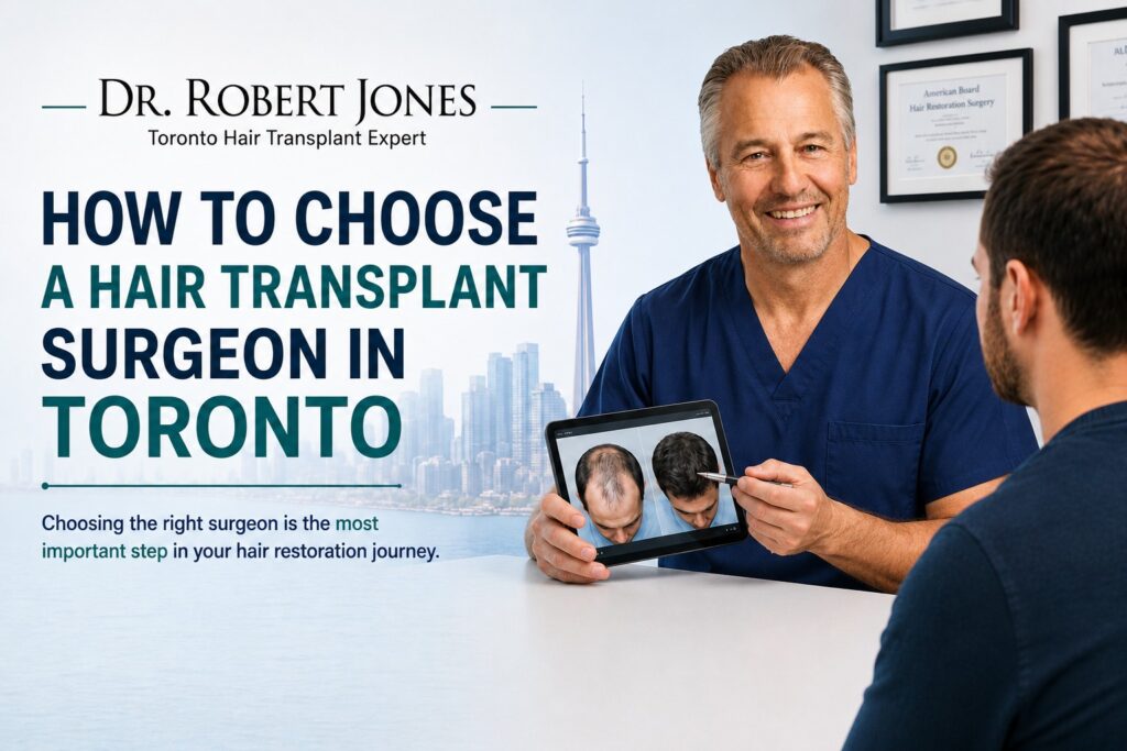 Dr. Robert Jones hair transplant surgeon Toronto