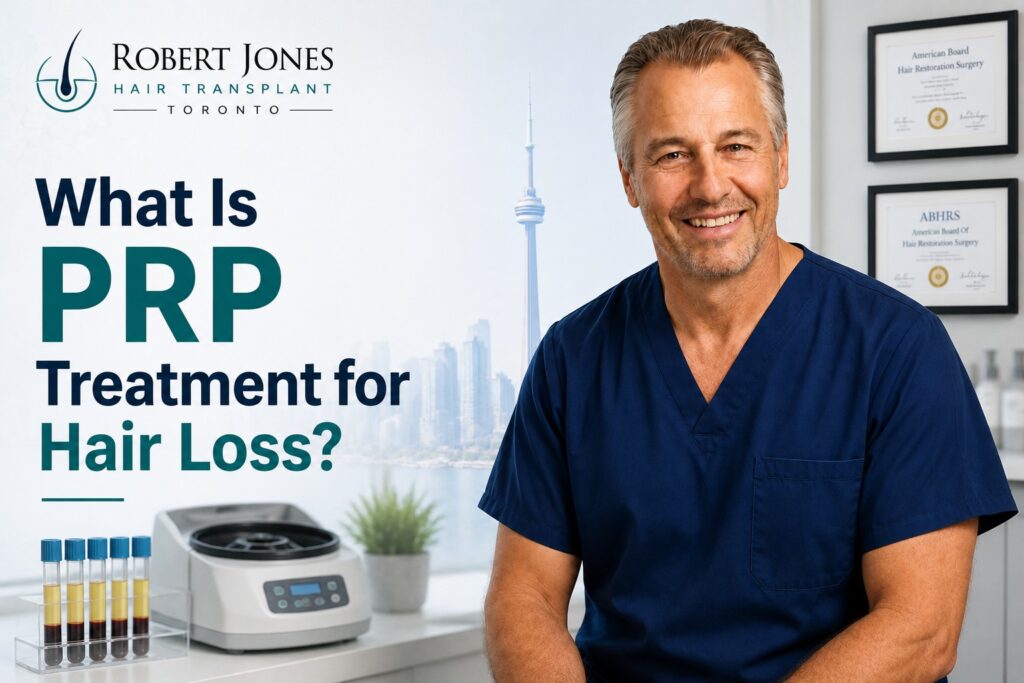 PRP treatment for hair loss Toronto | Dr. Robert Jones Hair Transplants